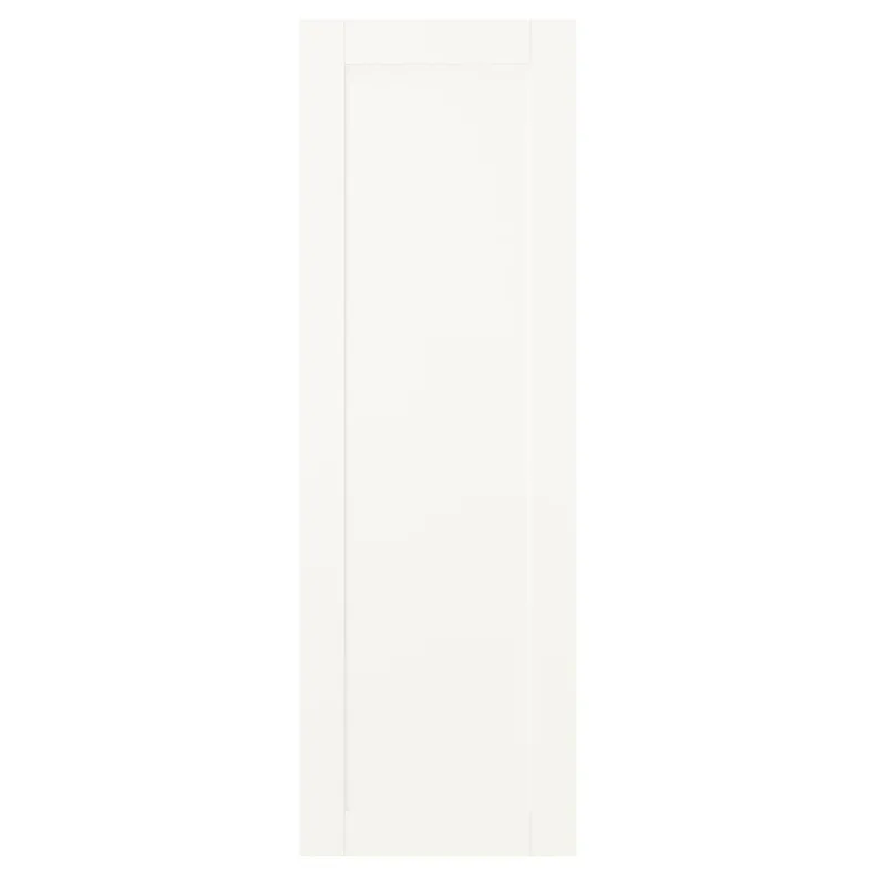 IKEA SANNIDAL САННИДАЛЬ, дверца с петлями, белый, 40x120 см 492.430.16 фото №1