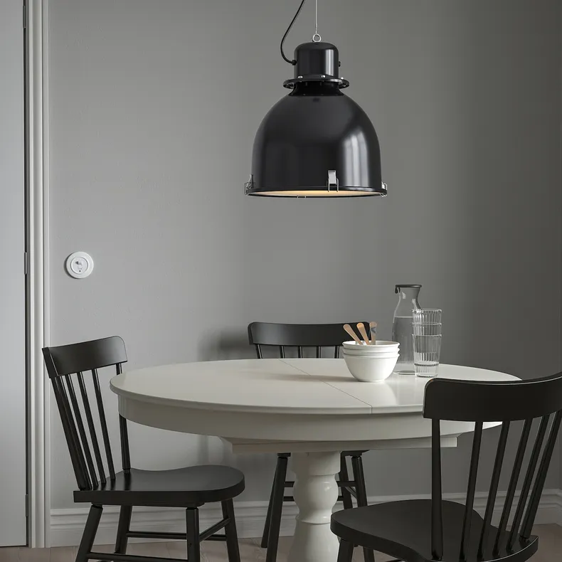IKEA SVARTNORA СВАРТНОРА, подвесной светильник, черный, 38 см 404.307.72 фото №2