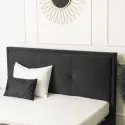 Кровать двуспальная MEBEL ELITE ANDRE, 160x200 см, Черный фото thumb №5