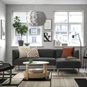 IKEA LILLEHEM ЛІЛЛЕХЕМ, 3-м модульний диван з кушеткою, ГУННАРЕД/темно-сірий деревина 695.682.93 фото thumb №2