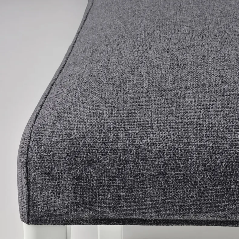 IKEA BERGMUND БЕРГМУНД, чехол на стул, Окрашенный в средне-серый цвет 104.810.51 фото №4