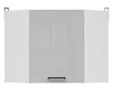 BRW Угловой верхний кухонный шкаф Junona Line 60 см левый/правый jash серый глянец, белый/светло-серый глянец GNWU/57_LP-BI/JSZP фото thumb №1