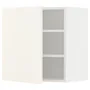 IKEA METOD МЕТОД, шафа навісна із полицями, білий / ВАЛЛЬСТЕНА білий, 60x60 см 795.072.56 фото