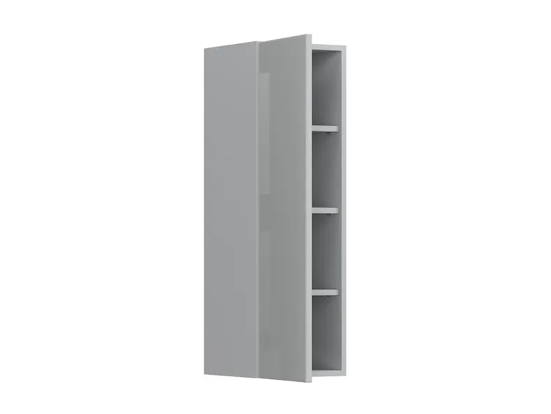 Кухонный шкаф BRW Top Line 30 см левый серый глянец, серый гранола/серый глянец TV_G_30/95_L-SZG/SP фото №3