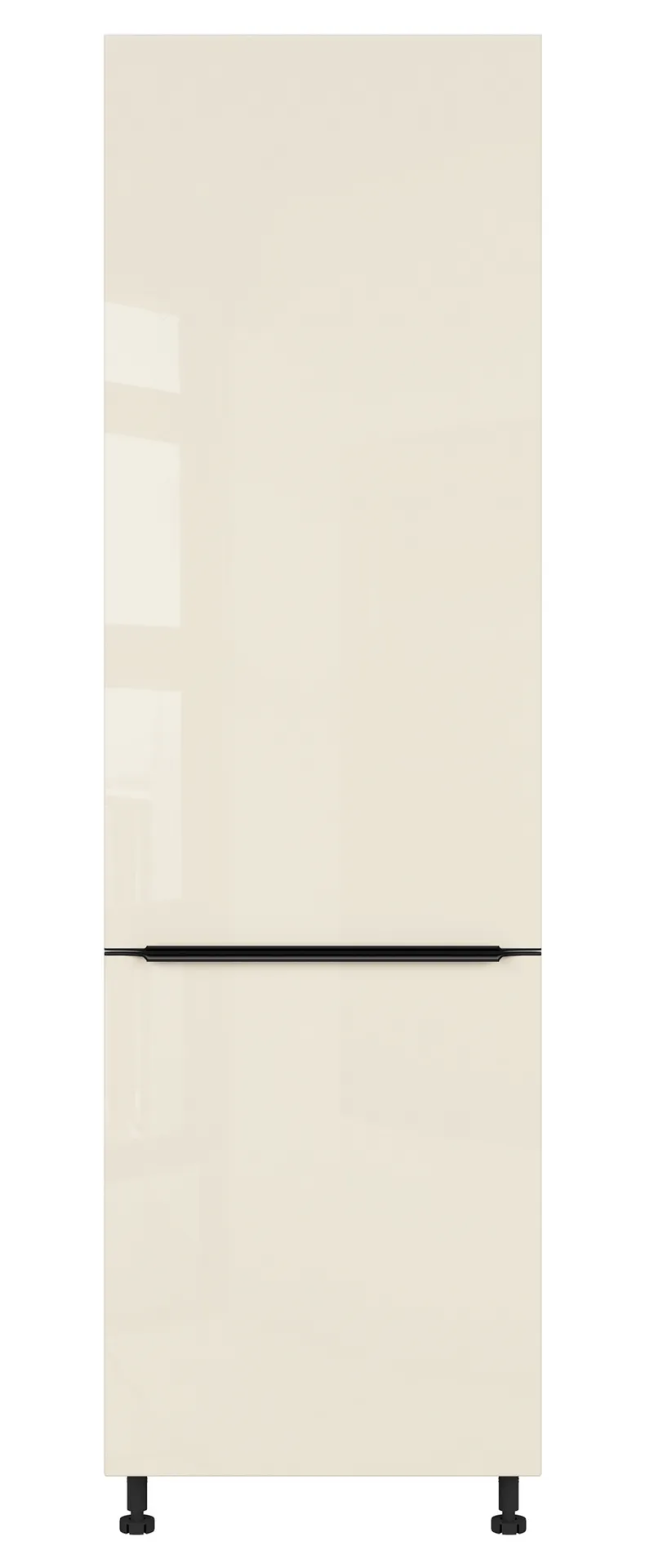 BRW Sole L6 60 см левый высокий кухонный шкаф магнолия жемчуг, альпийский белый/жемчуг магнолии FM_D_60/207_L/L-BAL/MAPE фото №1