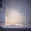 IKEA HÅRTE ХОРТЕ, рабочая лампа, светодиодная, белый / серебристый 102.382.71 фото thumb №2