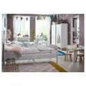 IKEA SUNDVIK СУНДВИК, раздвижная кровать с реечным дном, белый, 80x200 см 490.460.68 фото thumb №4