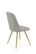 Кухонний стілець HALMAR K214 сірий/дуб медовий фото thumb №7