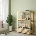 IKEA IVAR ИВАР, ящик для хранения, на колесиках, сосна, 78x30 см 504.845.09 фото thumb №3