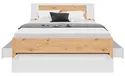 BRW Saturn, ліжко 160, дуб ремісничий/білий LOZ3S/160-DASN/BI фото thumb №5