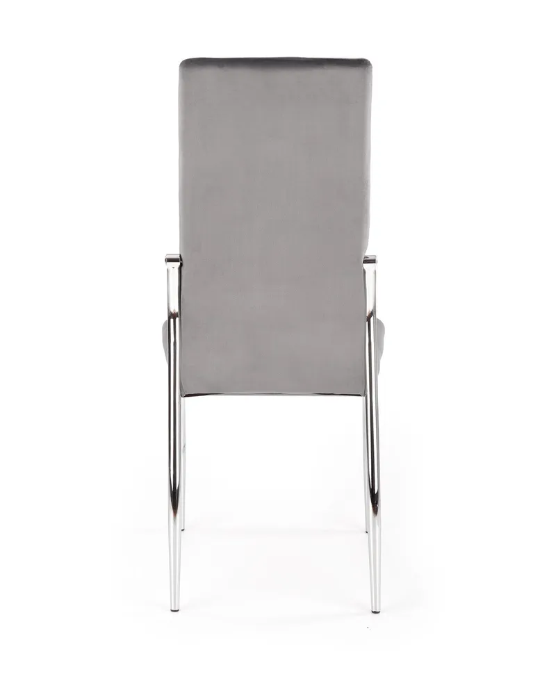 Кухонний стілець HALMAR K416 сірий оксамит фото №8