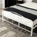 Кровать металлическая MEBEL ELITE GRIFFIN, 120x200 см, Белый фото thumb №7