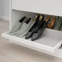 IKEA KOMPLEMENT КОМПЛЕМЕНТ, висувна полиця із вставкою д/взуття, білий/світло-сірий, 75x58 см 893.321.00 фото thumb №2