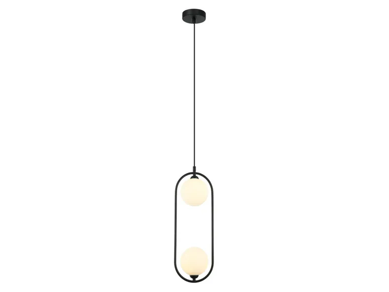 BRW Двухточечный подвесной светильник Lupus в стальном черном цвете 091887 фото №3