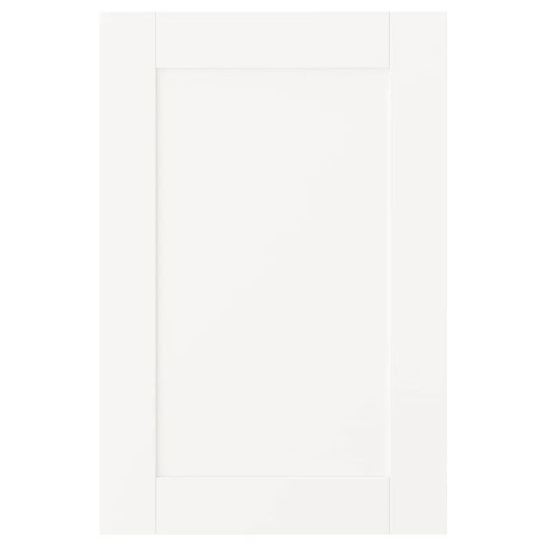 IKEA SANNIDAL САННІДАЛЬ, дверцята з петлями, білий, 40x60 см 592.430.25 фото №1