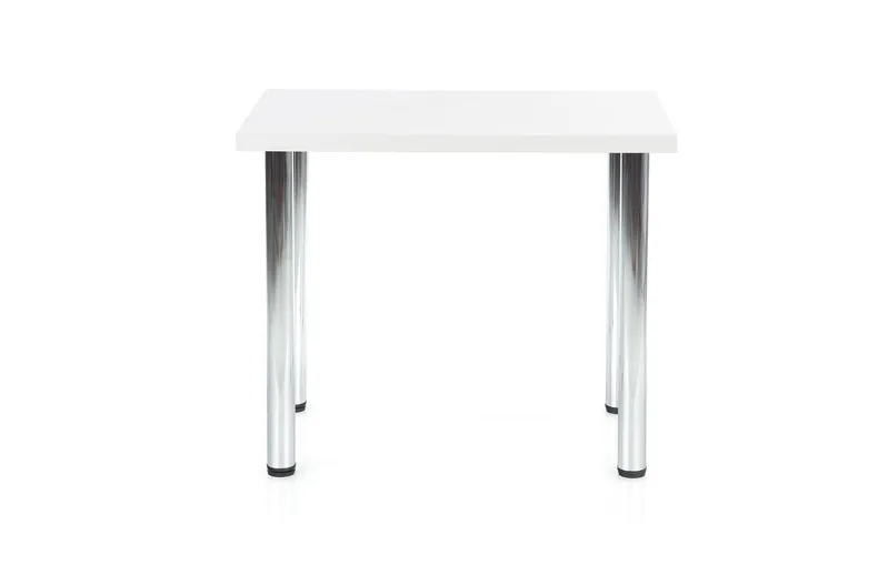 Кухонний стіл HALMAR MODEX 90x60 см хром, білий фото №3