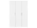 BRW Шкаф 3-х дверный Flex 150 см белый, белый SZAFA_ZESTAW_24-BI/BI фото thumb №2