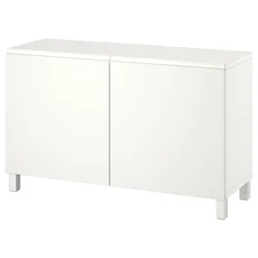 IKEA BESTÅ БЕСТО, комбинация для хранения с дверцами, белый/Вястервикен/Стуббарп белый, 120x42x74 см 094.214.40 фото