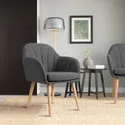 IKEA BÄSTDAL БЭСТДАЛЬ, кресло, Окрашенный в средне-серый цвет 705.064.40 фото thumb №2