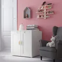 IKEA SMÅSTAD СМОСТАД / PLATSA ПЛАТСА, шкаф, Белая рама с 1 полкой, 60x57x63 см 993.898.03 фото thumb №2