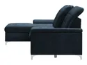 BRW Розкладний кутовий диван Ariado з ящиком для зберігання темно-синій велюр, Vogue 13 NA-ARIADO-RECBK.2F-G3_B85465 фото thumb №7