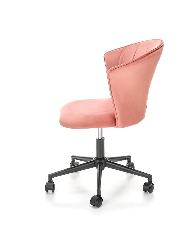 Крісло офісне обертове HALMAR PASCO, рожевий оксамит фото №2