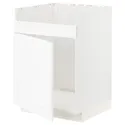 IKEA METOD МЕТОД, підлог шафа для HAV ХАВ одинарї мий, білий Енкопінг / білий імітація дерева, 60x60 см 994.733.78 фото thumb №1