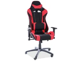 Поворотний стілець SIGNAL VIPER, червоний / чорний фото