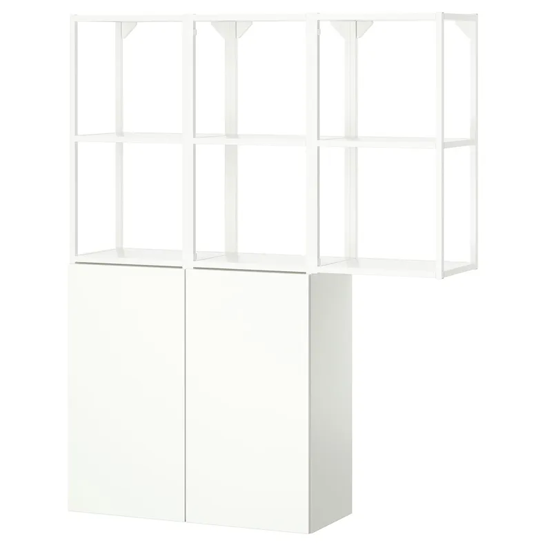 IKEA ENHET ЕНХЕТ, шафа, білий, 120x32x150 см 695.480.64 фото №1