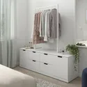 IKEA NORDLI НОРДЛИ, комод с 6 ящиками, белый, 160x169 см 892.951.69 фото thumb №2