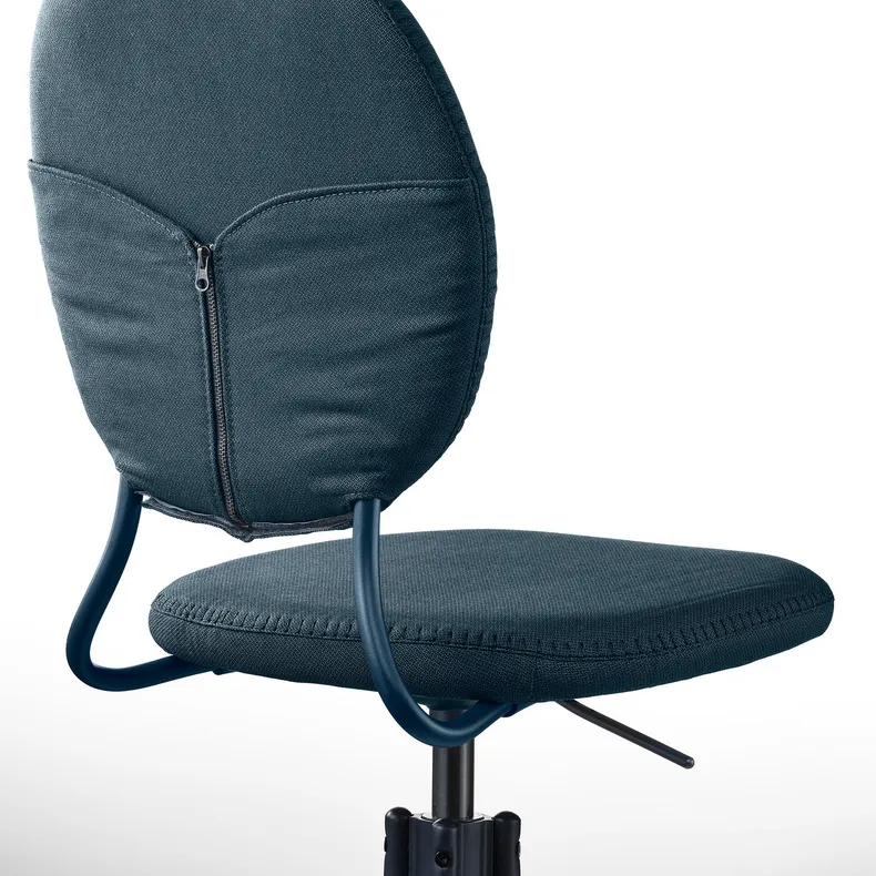 IKEA BJÖRKBERGET БЬЙОРКБЕРГЕТ, обертовий стілець, Ідекулла блакитна 604.817.94 фото №6