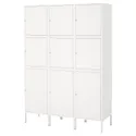 IKEA HÄLLAN ХЕЛЛАН, комбінація д / зберіган з дверцятами, білий, 135x47x192 см 392.766.82 фото thumb №1