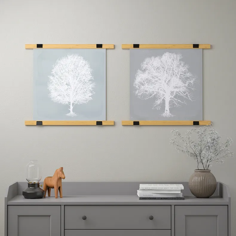 IKEA BILD БИЛЬД, постер, Пастельный лес, 50x50 см 404.424.21 фото №2