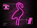 BRW Дитячий неоновий настінний світильник Flamingo LED рожевий 093790 фото thumb №4