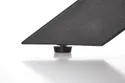 Обеденный стол раскладной HALMAR LEGARTO 160-200x90 см, столешница - натуральный дуб, ножка - черная фото thumb №8