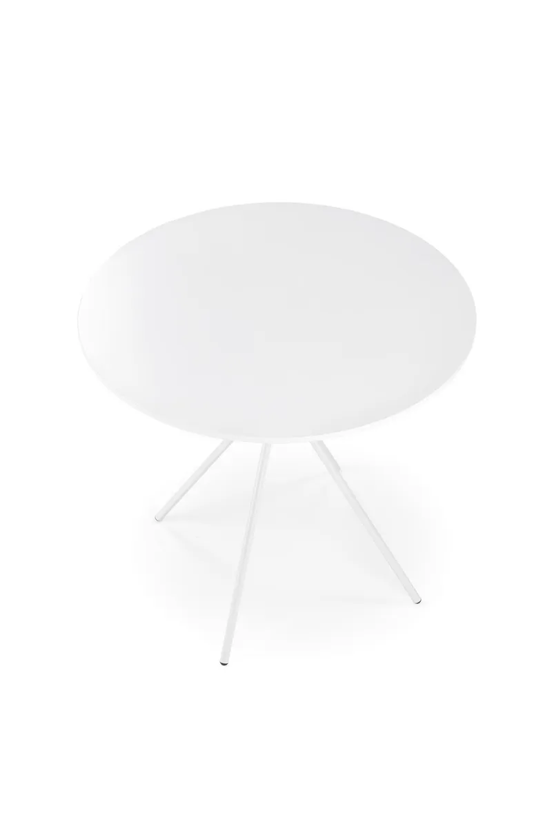 Круглый стол обеденный HALMAR FONDI белый фото №8