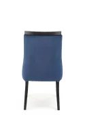 Кухонний стілець HALMAR ROYAL чорний/темно-синій фото thumb №6