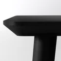 IKEA LISABO ЛІСАБО, стіл, чорний, 88x78 см 605.637.80 фото thumb №6