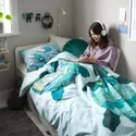 IKEA BLÅVINGAD БЛОВІНГАД, подушка, у формі корала/бірюзовий 005.340.74 фото thumb №8
