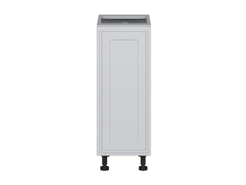 BRW Кухонный цокольный шкаф Verdi 30 см с корзиной для груза светло-серый матовый, греноловый серый/светло-серый матовый FL_DC_30/82_C-SZG/JSZM фото №1