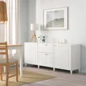 IKEA BESTÅ БЕСТО, модуль для зберігання із шухлядами, білий / Смевікен / Каббарп білий, 180x42x74 см 494.126.79 фото thumb №5