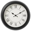 IKEA NUFFRA НУФРА, настенные часы, низкое напряжение / черный, 25 см 405.408.36 фото thumb №1