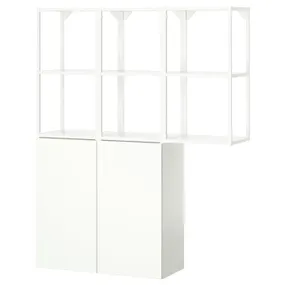 IKEA ENHET ЭНХЕТ, комбинация д/хранения, белый, 120x32x150 см 695.480.64 фото