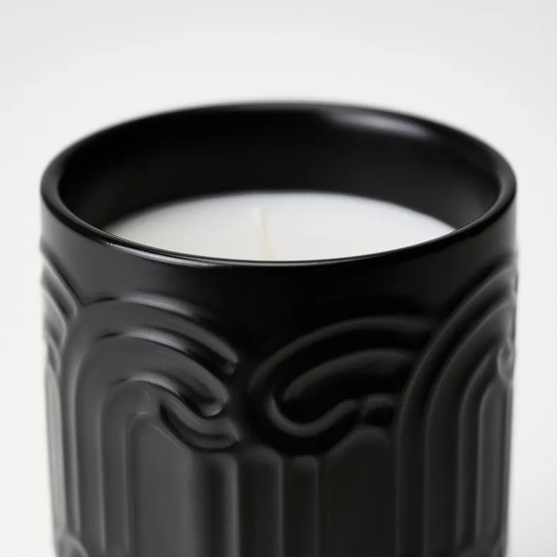 IKEA SÖTRÖNN СЕТРЕНН, аром свічка у керамічній склянці, матчу та імбирно-чорний, 45 годин. 305.623.72 фото №6