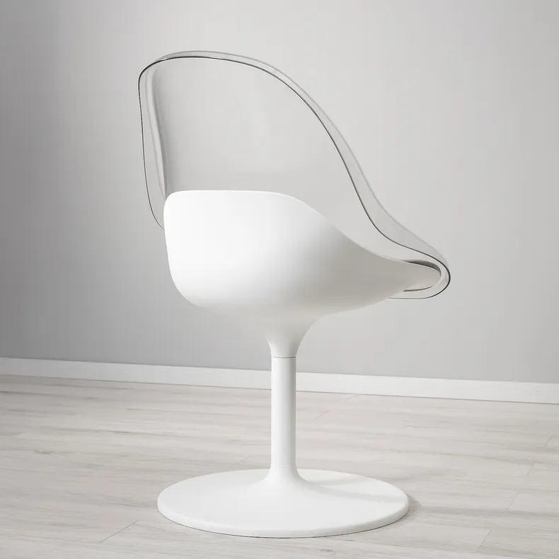 IKEA BALTSAR БАЛЬТСАР, обертовий стілець, білий 105.115.38 фото №6