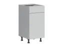 BRW Top Line кухонный базовый шкаф 40 см правый с ящиком светло-серый матовый, греноловый серый/светло-серый матовый TV_D1S_40/82_P/SMB-SZG/BRW0014 фото thumb №2