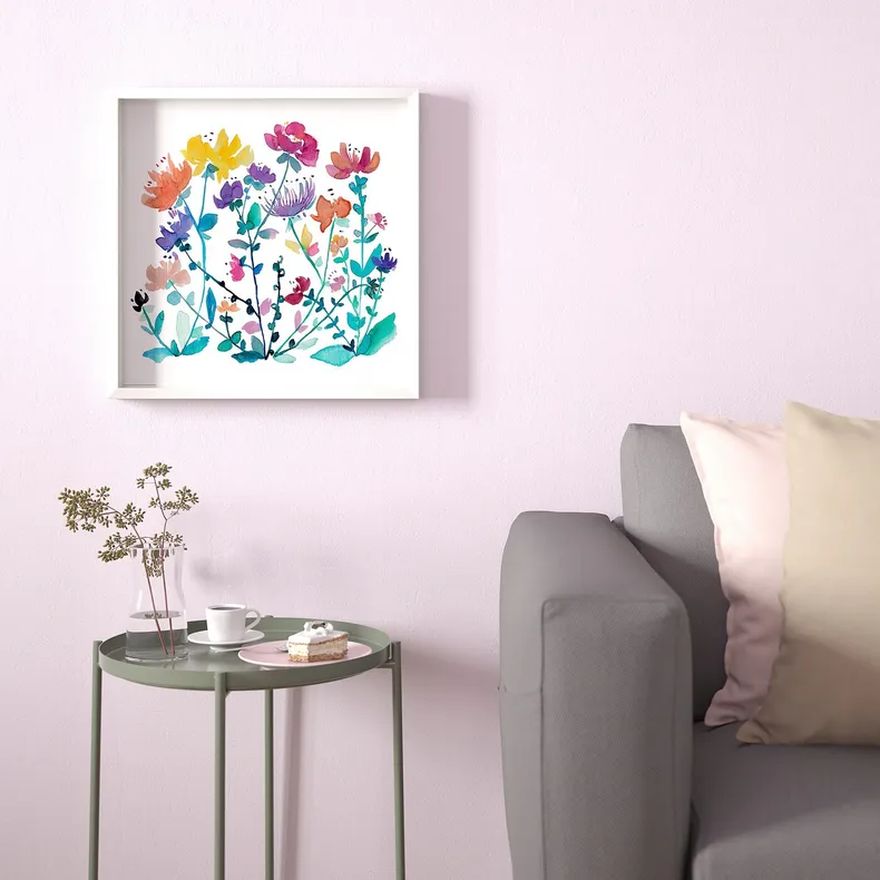 IKEA BILD БИЛЬД, постер, полевые цветы, 50x50 см 604.418.16 фото №2