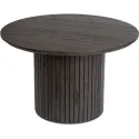 Стол круглый раскладной MEBEL ELITE CHARLES 120-160х120 см, Черный фото thumb №8