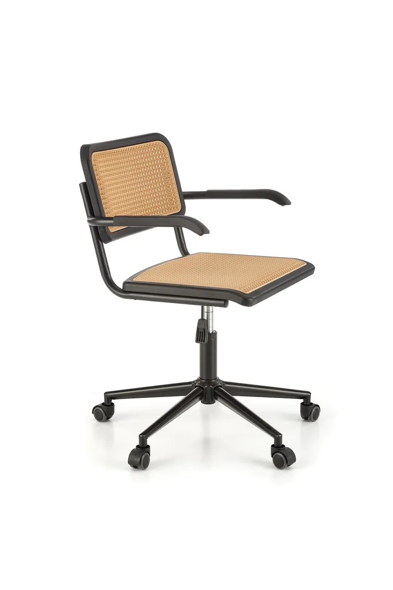Кресло офисное вращающееся HALMAR INCAS, коричневый/черный фото №3