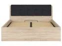 BRW Кровать Tetrix 160x200 с каркасом и ящиком для хранения дуб сонома, дуб сонома LOZ/160/B-DSO фото thumb №10